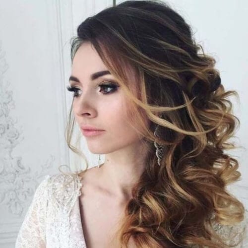 messy side hairstyles for prom