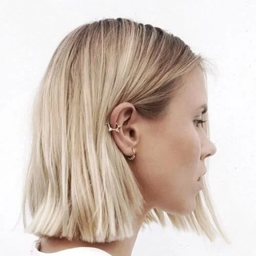 natural blonde short haircuts for straigth hair
