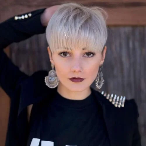 pixie cut bangs short haircuts for straight hair
