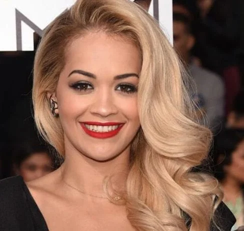 rita ora side hairstyles for prom