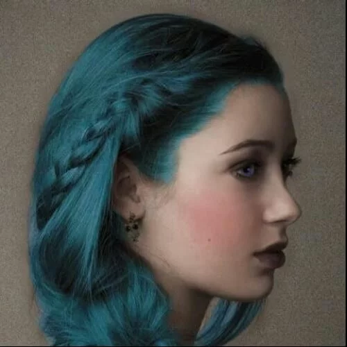 teal hairstyles