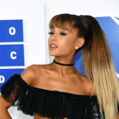 ariana grande crimped hairstyles