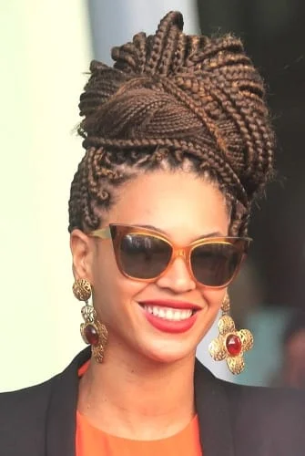 beyone weave goddess braids bun