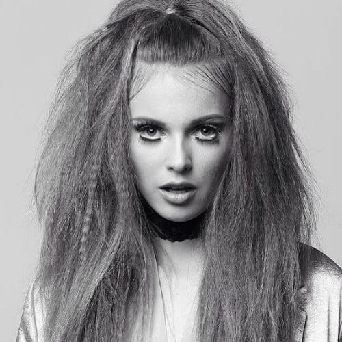 cool crimped hairstyles