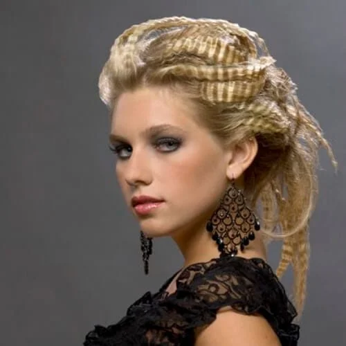 Elegant crimped hairstyles with sophisticated texture and formal styling - upscale hair ideas