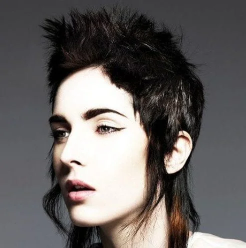 mullet short punk hairstyles