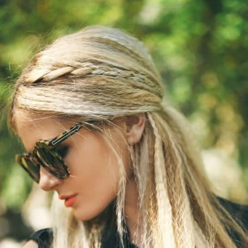 sweet crimped hairstyles