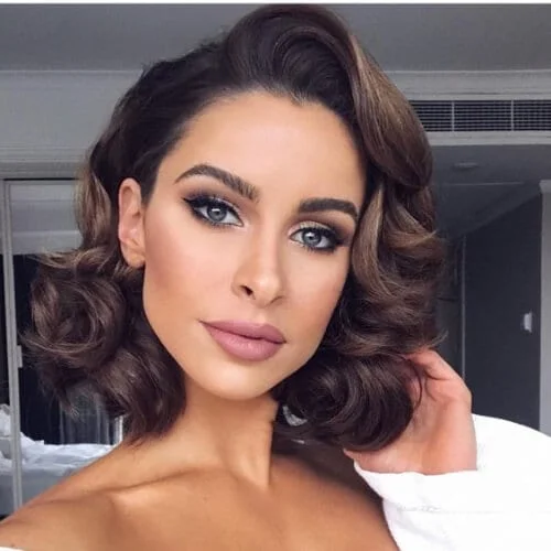 classic wedding hairstyles for short hair