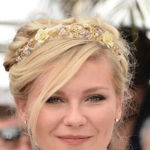 kirsten dunst wedding hairstyles for short hair
