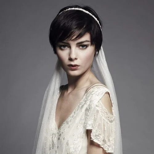 retro wedding hairstyles for short hair