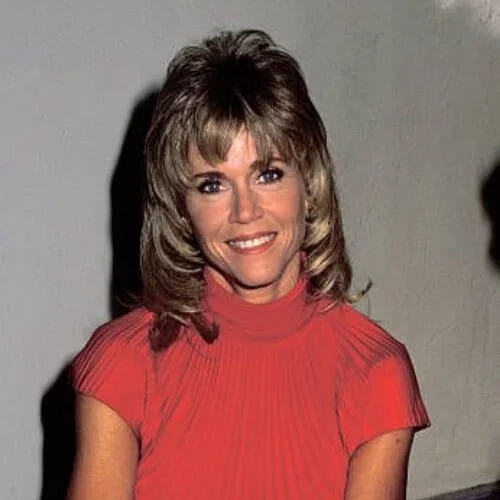 Jane Fonda hairstyles Workout Video Release - October 2, 1990