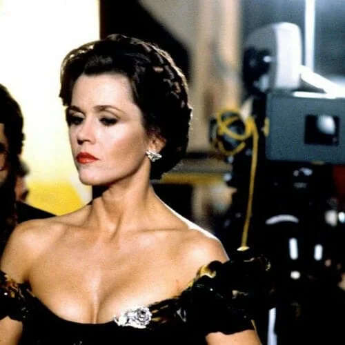 braided jane fonda hairstyles