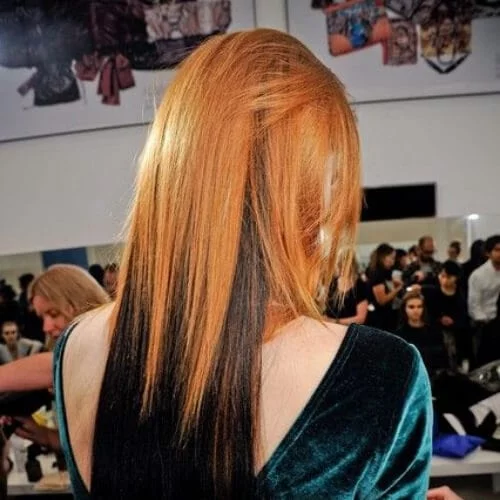 prada two tone hairstyles