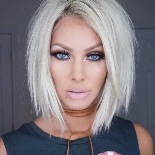 choppy a line bob haircut