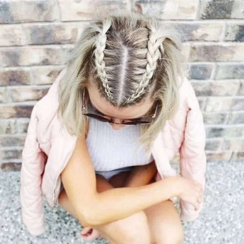 Braided Hairstyle for Short Hair