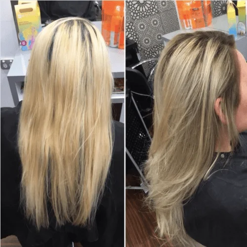Golden Dirty Blonde Hair with Sun-Kissed Highlights - Natural Looking Dimension