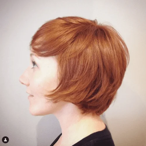 Strawberry Blonde Balayage on Caramel Hair