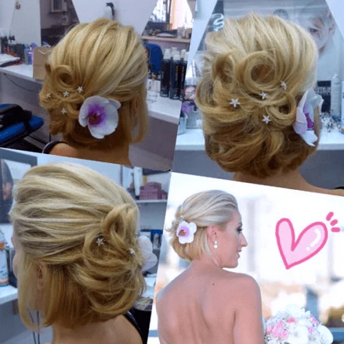 Wedding Updos for Short Hair