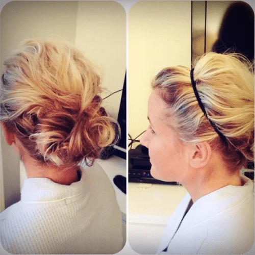 headband updos for short hair