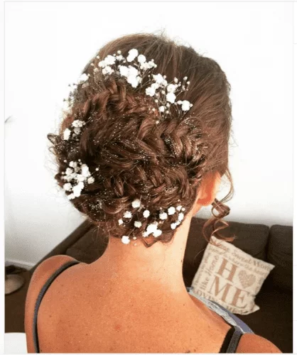 wedding fishtail braided updos