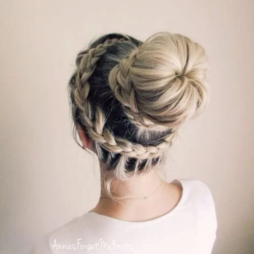 lace dutch crown braid