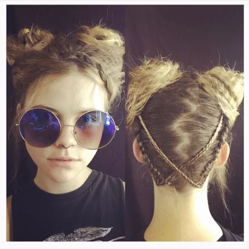 Ram Horns Hairstyle