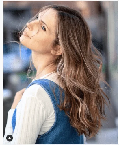sunkissed caramel hair