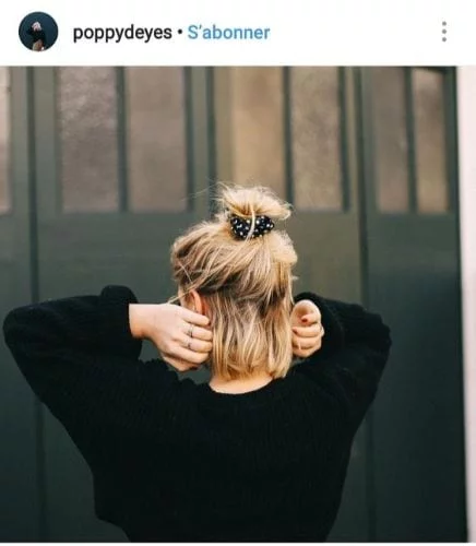 Cute Half Up Half Down Hairstyle with Scrunchies