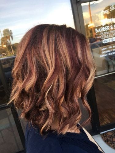 Fall Balayage Hair Colors