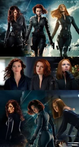 black widow hairstyles