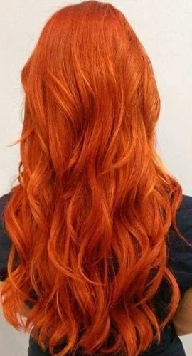 blonde orange hair