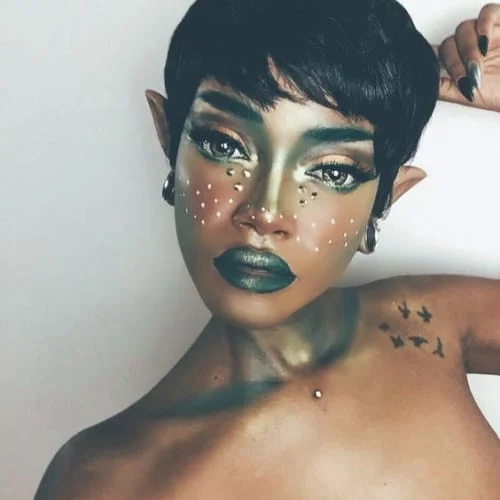 halloween hairstyles with pixie cut