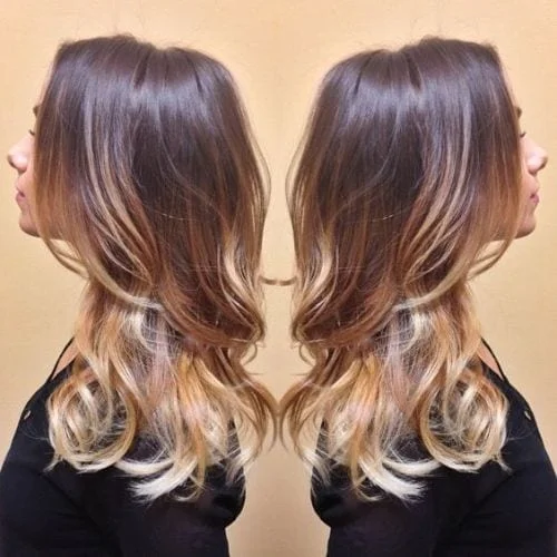 warm base ombre