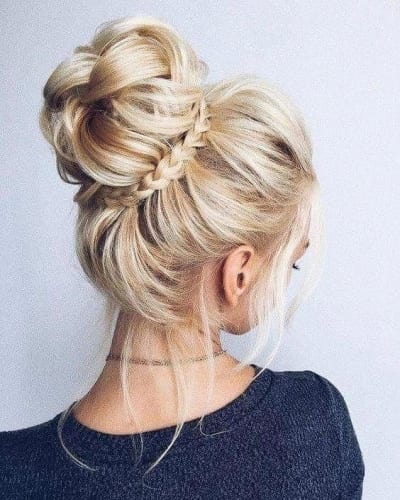 Bun And Braid Hairstyles