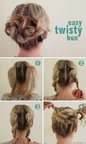 Twist Bun Hairstyles