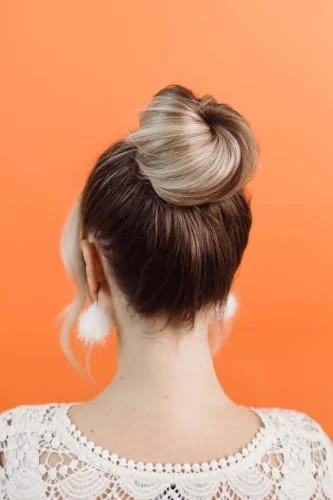 donut bun hairstyles