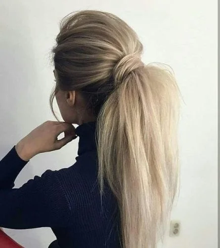 high ponytail