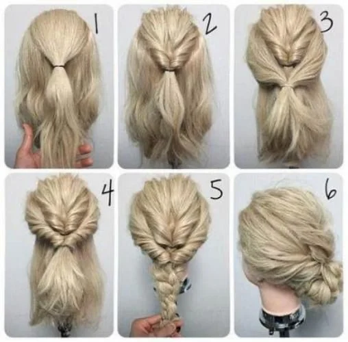 Braided Chignon Hairstyle How-To  
