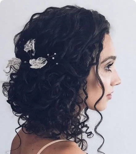 Curly Chignon Hairstyles  