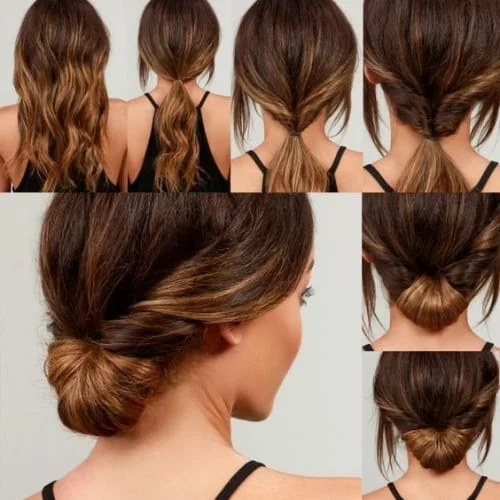 Easy Chignon Hairstyle Tutorial 