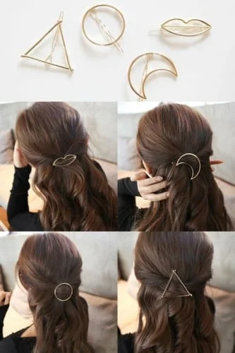 Variety of hair clips for Thanksgiving hairstyles - versatile accessories for holiday hair looks