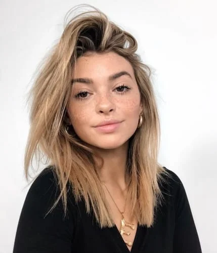 Long Messy Hair Look