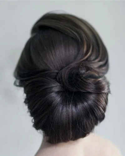 Low Chignon Hairstyle 