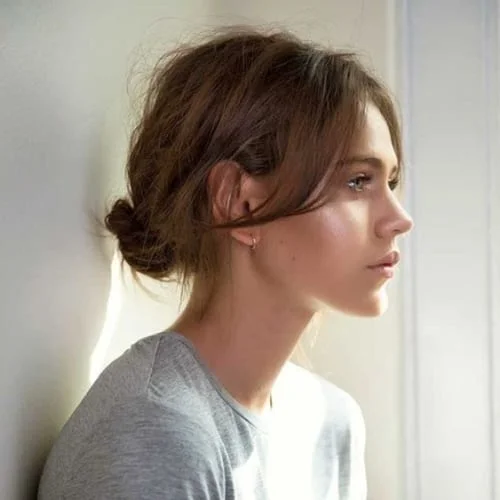 Messy Bun For Short Hair