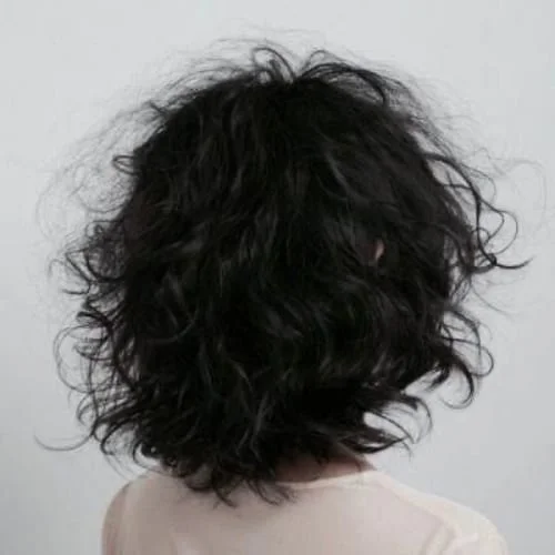 Messy Curls Short Hair