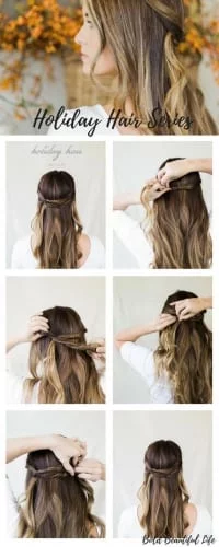 Step-by-step Thanksgiving hairstyle tutorial resources - guides for creating holiday hair looks