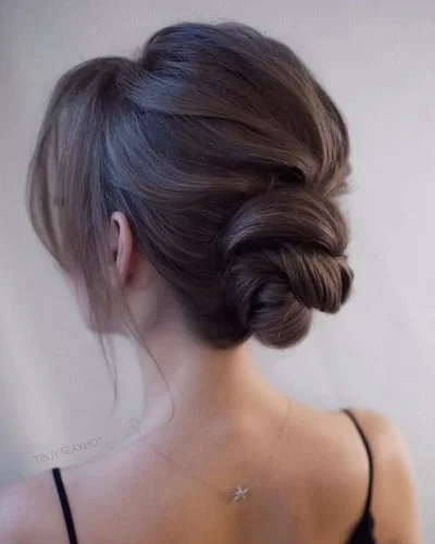 Twisted Chignon Hairstyle  
