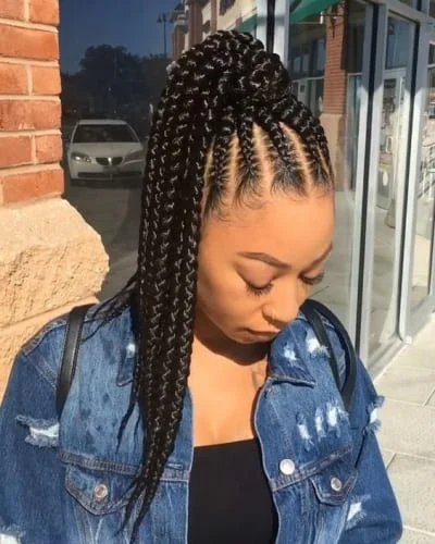 cornrow ponytail hairstyles