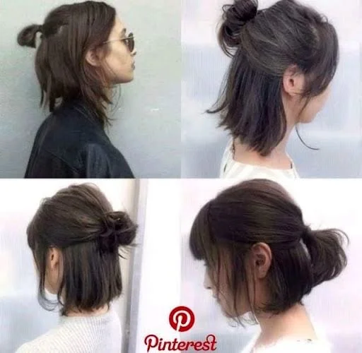 messy updos for medium hair