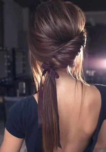 ponytail updo hairstyle